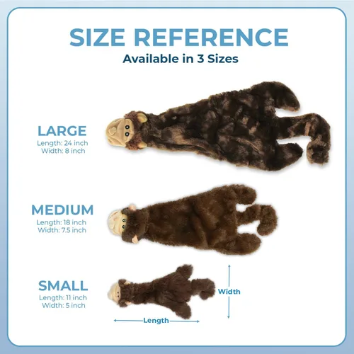 Vista 5 de Best Pet Supplies Juguetes chirriantes para perros con tela suave y duradera para mascotas pequeñas, medianas y grandes, juguete interactivo