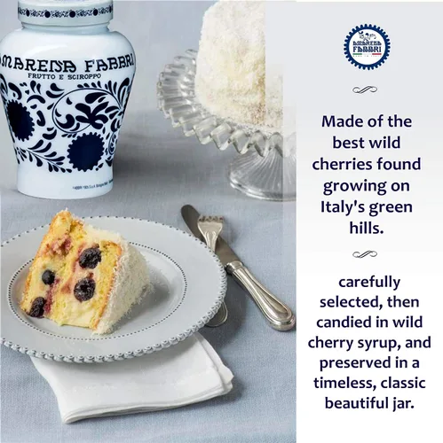 Vista 5 de Amarena Fabbri Wild Cherries en almíbar y Fabbri Ginger en almíbar COMBO, 21 onzas