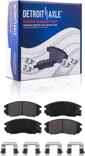 Vista 10 de Detroit Axle - Pastillas de Freno Delantero Izquierdo Reemplazo de Pinza de Disco para Ford Fusion Mazda 6 Lincoln MKZ Mercury Milan 2006-2012
