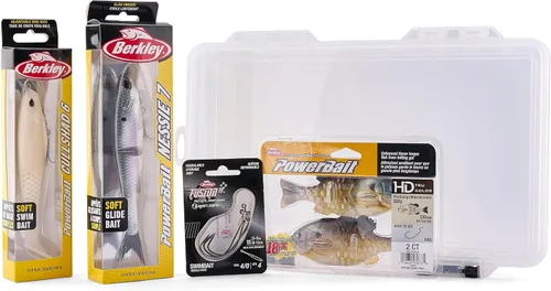 Vista 15 de Berkley PowerBait Nessie - Cebo suave para pesca Hueso quemado