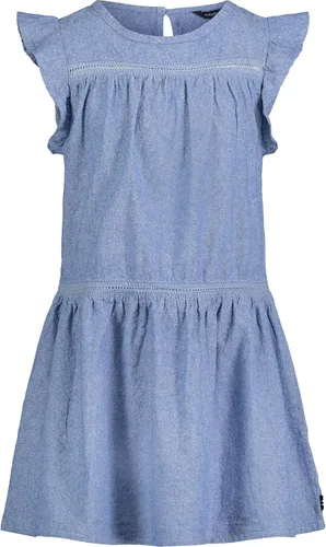 Vista 4 de Nautica Vestido camisero cambray de manga corta para niña Dark Rinse Chambray