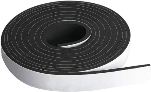 Vista 9 de Dualplex - Rollo de tira de espuma de neopreno, 1 pulgada de ancho x 10 pies de largo x 1/4 pulgadas de grosor, sellado contra la intemperie, tiras