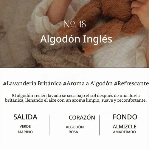 Vista 3 de HETRAS Perfume Textil Inglaterra Algodón