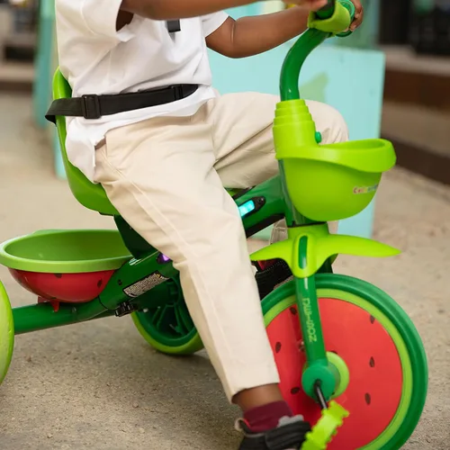 Vista 4 de Jetson Light-Up Trike, Front and Rear Baskets, Multi-Colored LED Lights, Seatbelt and Bell