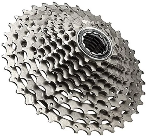 Vista 3 de Shimano Deore M6000 CS-HG500 - Cassette de 10 velocidades, 11-34t, color plateado casetes de bicicleta y ruedas libres