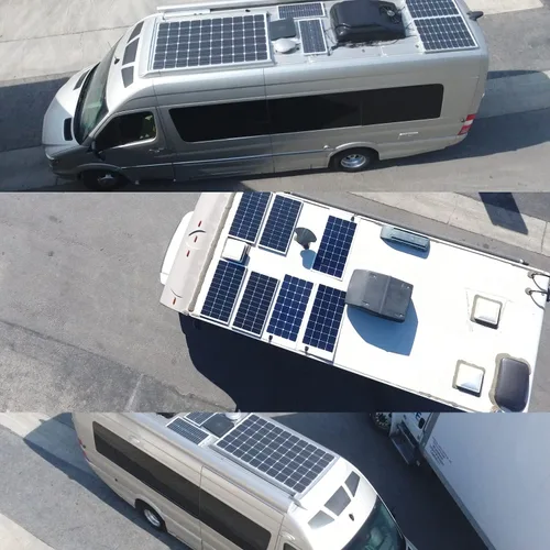 Vista 7 de ExpertPower Panel solar monocristalino de 100 vatios y 12 voltios, diseño compacto de 35.43 x 22.83 x 1.18 pulgadas, módulo de alta eficiencia
