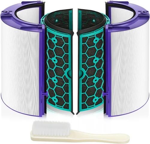 Vista 10 de 2 Pack 360° Combi 2 en 1 Filtro HEPA + Carbón para Dyson HP1 TP09 TP07 TP04 HP04 TP06 HP06 TP4A TP7A PH02 PH01 PH03 PH04 PH3A HP09 HP07 HP10 TP10