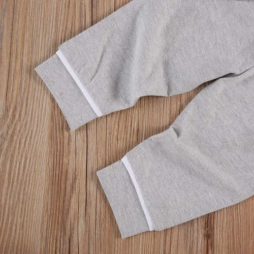 Vista 110 de Conjunto de pijama de manga larga con botones para niña pequeña, conjunto de ropa de dormir