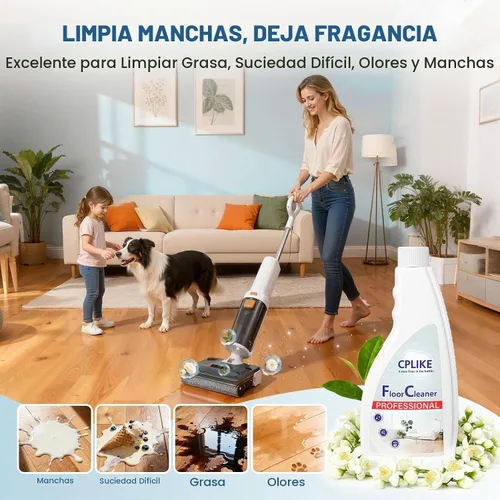 Vista 8 de CPLIKE Solución de limpieza de suelos para Roborock Qrevo S Pro, QV 35A, Qrevo S5V