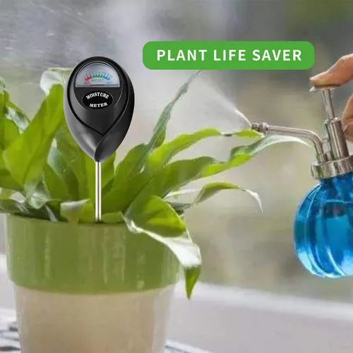 Vista 3 de Censinda Medidor de humedad del suelo, monitor de humedad del suelo para plantas de casa, sensor de humedad del higrómetro del suelo para interiores