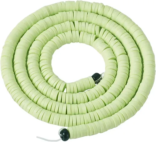 Vista 41 de Cheriswelry Kit de fabricación de pulseras de bricolaje con 7280 piezas de 30 colores de 0.236 in de disco plano redondo de arcilla polimérica