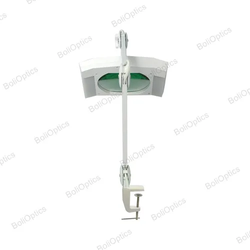Vista 6 de BoliOptics (Lente de vidrio) Lámpara de aumento LED, 5 dioptrías 2.25X, 7x6 pulgadas, brazo ajustable manos libres con abrazadera