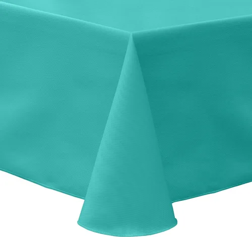 Vista 34 de ULTIMATE TEXTILE Mantel ovalado de sarga de polialgodón (72.0 x 118.1 in), color blanco