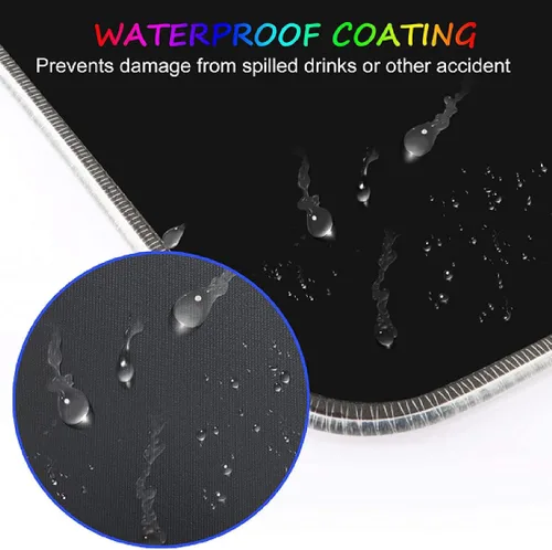 Vista 7 de Alfombrilla de ratón para juegos de Warframe con 14 modos de iluminación LED resistente al desgaste resistente al agua con textura premium