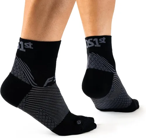 Vista 12 de OrthoSleeve FS4 - Calcetines ortopédicos para fascitis plantar para hombres y mujeres, calcetines de compresión para alivio de la fascitis plantar