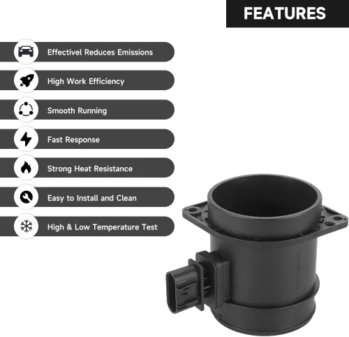 Vista 6 de Sensor de flujo de aire masivo Sensor MAF Sensor - Compatible con Buick Enclave 3.6L 2009-2014 para Cadillac CTS 3.6L 2009-2011 para Chevy Traverse