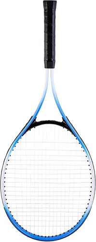 Vista 5 de Raqueta de tenis, raqueta de tenis para adultos con bolsa de transporte de 27 pulgadas, raqueta de tenis individual, raqueta de tenis para Azul