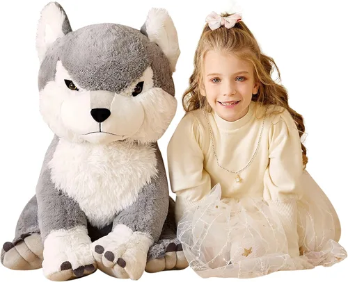 Vista 13 de EARTHSOUND Juguete de peluche con diseño de conejo gigante, conejo de 23 pulgadas de tamaño grande, juguetes suaves de tamaño jumbo, lindo y enorme