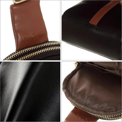 Vista 5 de INICAT Riñoneras para mujer, riñoneras de moda, bolsa pequeña con correa ajustable para viajes y deportes