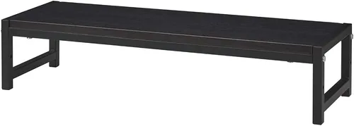 Vista 15 de Nakabayashi AMD-8045-DM - Escritorio de oficina, 31.496 x 17.717 in, grano de madera oscura