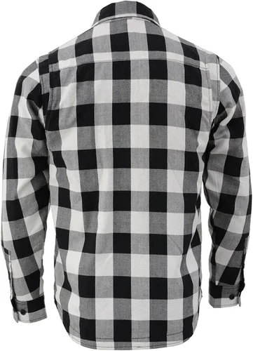 Vista 8 de Nexgen Heat NXM1601SET Riffraff - Camisa de manga de franela térmica para hombre, color negrogrisblanco, actividades al aire libre con batería