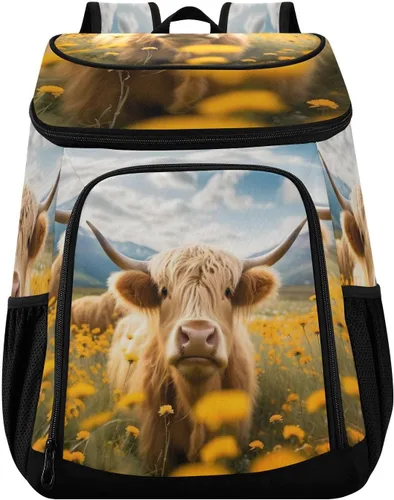 Vista 10 de Cooler Backpack Insulated Waterproof Leak Proof Beach Cooler Bag Lightweight Lunch Picnic Camping Backpack Cooler for Men and Women