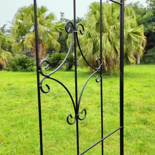 Vista 7 de OUTOUR Rejilla de jardín más grande para soporte de plantas, enrejado de alambre, valla de estaca, 70 x 20 pulgadas, para plantas trepadoras, vides