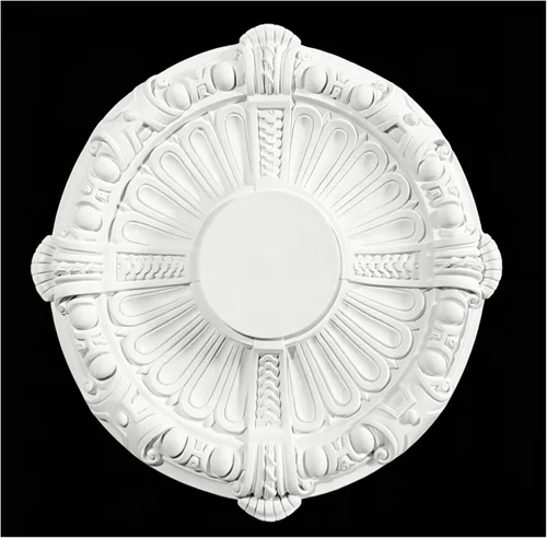 Vista 10 de Ceiling Medallion 9-3/4"OD Decorative PU Cover for Chandelier Fans,White white-9.65"OD