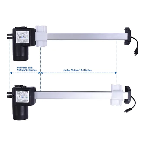 Vista 3 de Frassie Motor Limoss 450917 de la silla elevadora del sillón reclinable eléctrico Modelo MD141-30-L1-157-333 Reemplazo