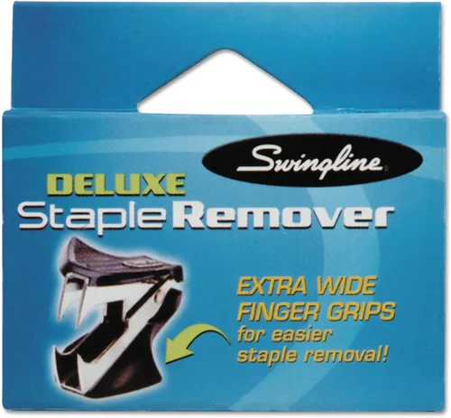 Vista 4 de Swingline Removedor de grapas, Deluxe, extra ancho, mandíbulas de acero, negro (38101) (S7038101)