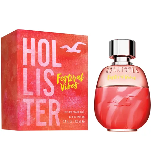 Vista 2 de Hollister Festival Vibes Eau de Parfum Spray para mujer, 3.4 onzas