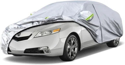 Vista 173 de KouKou Funda impermeable para automóvil SUV adecuada para BMW X1 de 2009 a 2025, 7 capas a prueba de viento para todo tipo de clima, cubierta