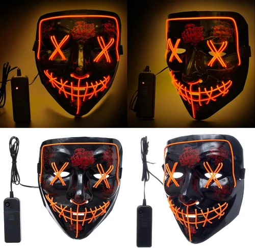 Vista 5 de Capa de terciopelo con capucha para niños, disfraz de Halloween con luz LED