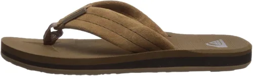 Vista 8 de Quiksilver Unisex-Child Carver Suede Fixed Strap Kids Flip Flop Youth Sandal