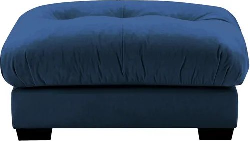 Vista 108 de Reposapiés Otomano Tapizado de Terciopelo con Cojín para Sofá Seccional Sofá 300 libras para Sala de Estar (Beige)
