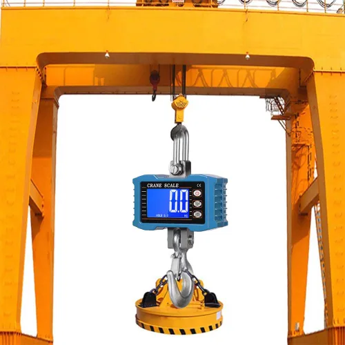 Vista 8 de Geevorks - Báscula de grúa digital de 2,204.6 lbs/2204 libras, escala de grúa industrial con retroiluminación LCD con cambio de unidad, retención