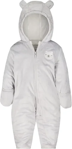 Vista 2 de Carter's Traje de nieve de invierno de una pieza resistente al agua estilo cochecito de bebé niño con orejas Zorro azul marino con pies