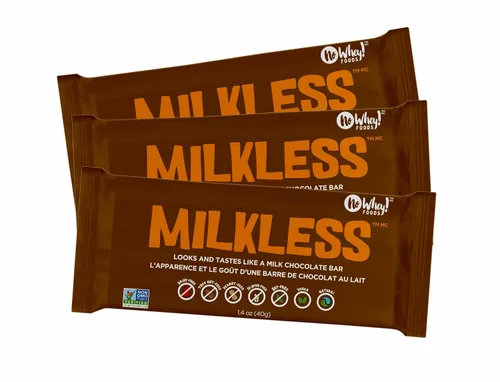Vista 7 de Barras sin leche, paquete de 4, veganas, sin lácteos y nueces, aptas para alérgicos