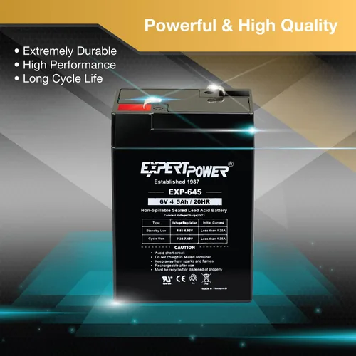 Vista 4 de Pilas Expertpower 6 volts para alarma, Paquete de 10