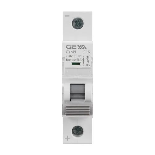 Vista 2 de GEYA Mini disyuntor CC, carril DIN 6KA DC MCB (1P 16A 250VDC)