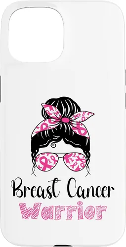 Vista 6 de iPhone 16 Breast Cancer Warrior Breast Cancer Awareness Case