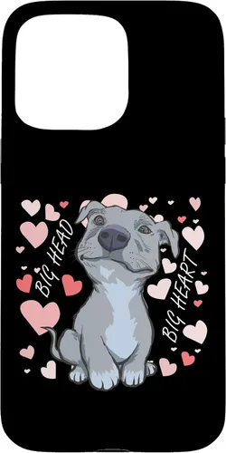 Vista 27 de iPhone 11 Pro Max Big Heart Pitbull Pibble Mom - Estuche de regalo