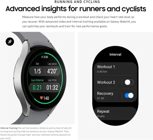 Vista 8 de Samsung Electronics Galaxy Watch 4 Classic R890 1.811 in Smartwatch GPS WiFi (modelo internacional) (plata)
