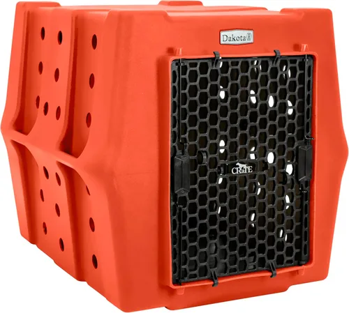 Vista 15 de Dakota 283 Crate - Cajón canino resistente y duradero, perrera económica (oliva, grande)