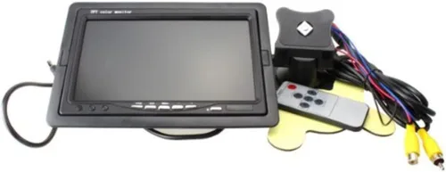 Vista 2 de 7 pulgadas TFT LCD Digital coche retrovisor monitor con impermeable coche cámara de visión trasera Combo
