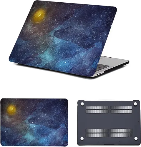 Vista 25 de Funda protectora para MacBook Air de 11 pulgadas 2015 2014 2013 2012 2011 2010 A1465 A1370, diseño de patrón de plástico, funda para laptop