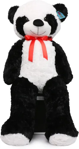 Vista 5 de Joyfay Oso de panda gigante de 39 pulgadas, peluche grande de 3 pies de alto, adorable y lindo panda de peluche de 39.4 in