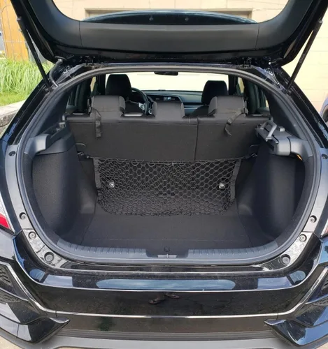 Vista 8 de Red de carga organizadora de maletero para Honda Civic 2017-2026 – Red de carga estilo sobre para Hatchback – Organizador de maletero de coche