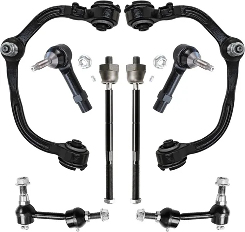 Vista 370 de Detroit Axle - Kit de brazos de control de extremo de 8 piezas para Toyota 2001-2003 Highlander 2002-2003 Camry Lexus ES300, 2 conjuntos de brazos
