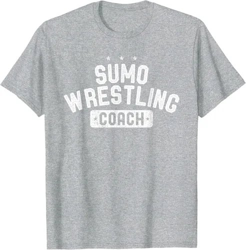 Vista 57 de Camiseta vintage de lucha libre Sumo Entrenador de lucha libre, Negro, S